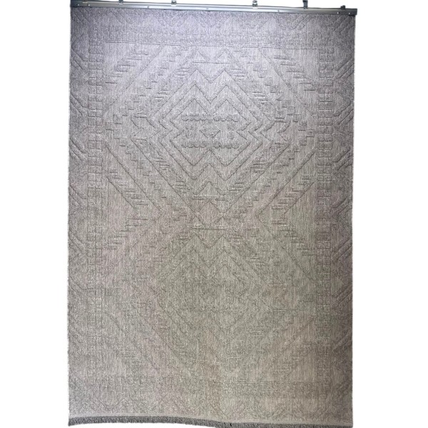 Turkish PICASSO Jute Rug RE7509 Light gray Size 150*220