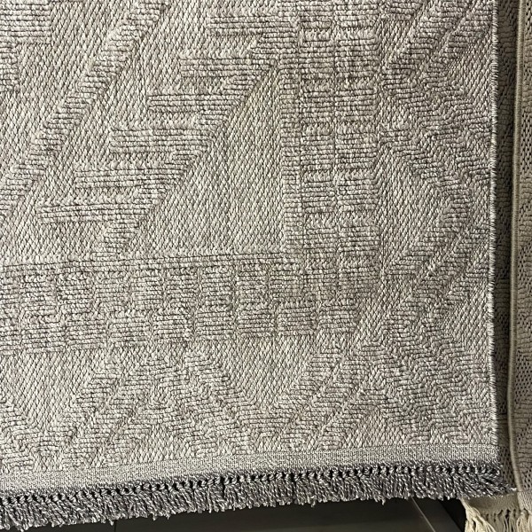 Turkish PICASSO Jute Rug RE7509 Light gray Size 150*220