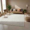 Turkish PICASSO Jute Rug RE7509 IVORY Size 80*150