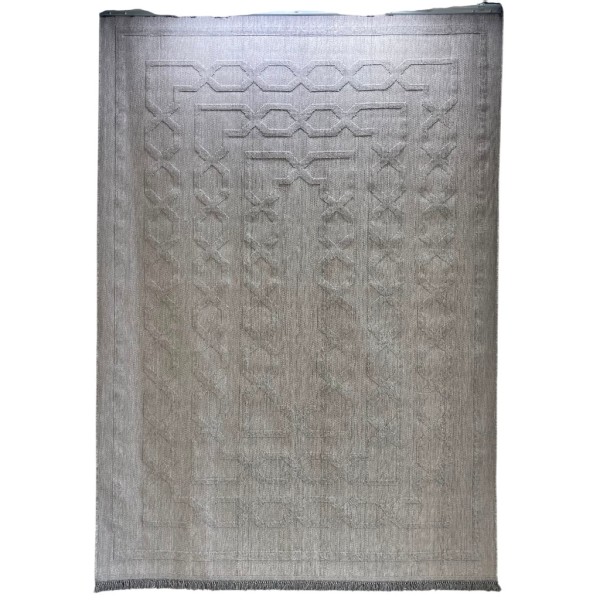 Turkish PICASSO Jute Rug RE7511 Light gray Size 80*150