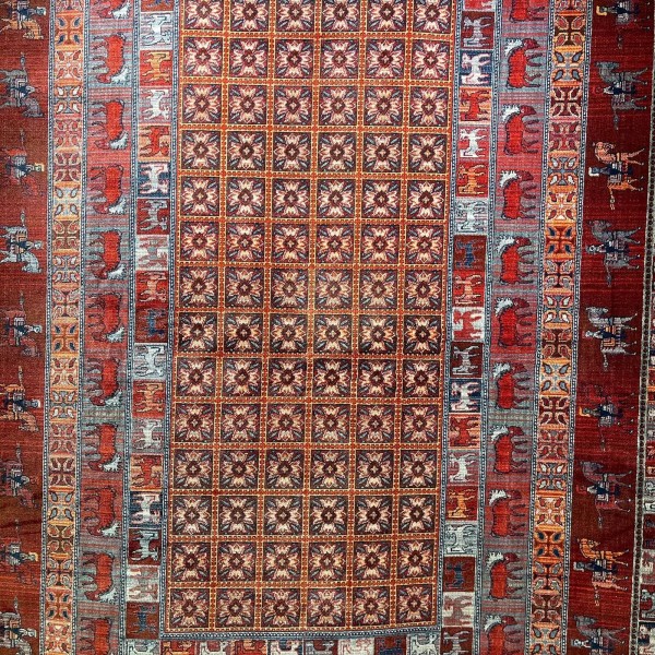 سجاد بلاتينيوم افغاني بخاري تركي H0171B احمر مقاس 250*350