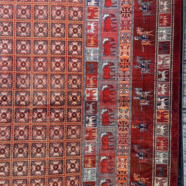 سجاد بلاتينيوم افغاني بخاري تركي H0171B احمر مقاس 250*350