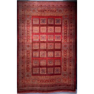 سجاد بلاتينيوم افغاني بخاري تركي H0181B احمر مقاس 80*150
