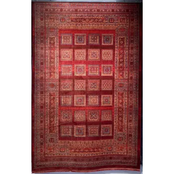 سجاد بلاتينيوم افغاني بخاري تركي H0181B احمر مقاس 80*150