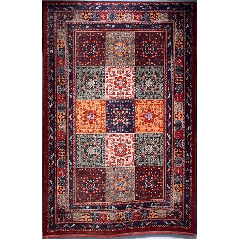 سجاد بلاتينيوم افغاني بخاري تركي OL406C احمر مقاس 100*300