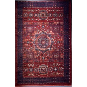سجاد بلاتينيوم افغاني بخاري تركي OL417B احمر مقاس 400*500