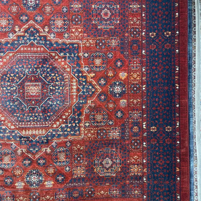 سجاد بلاتينيوم افغاني بخاري تركي OL417B احمر مقاس 400*500