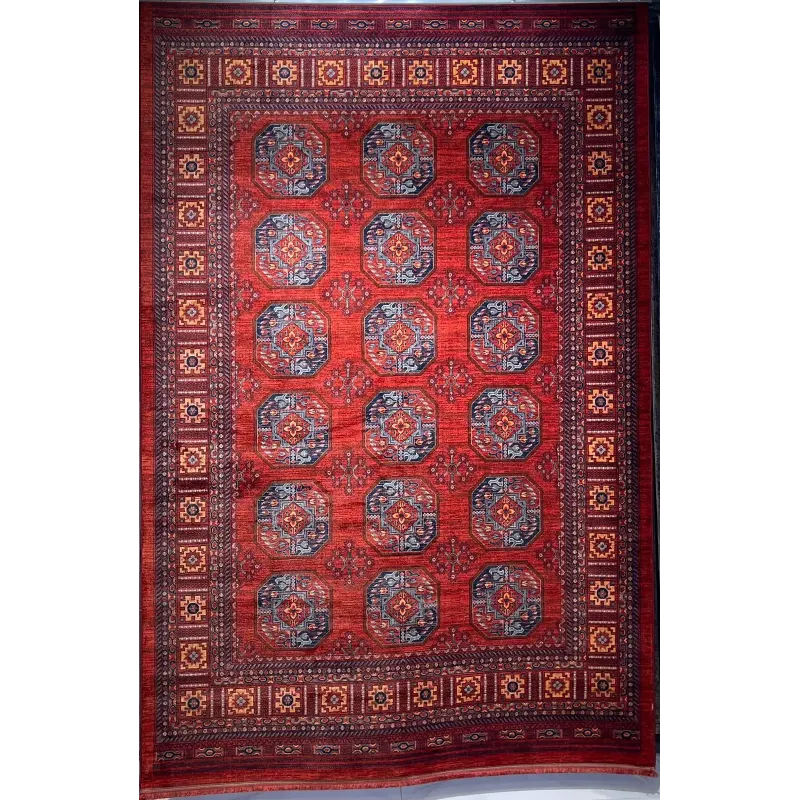 سجاد بلاتينيوم افغاني بخاري تركي OL433A احمر مقاس 100*300