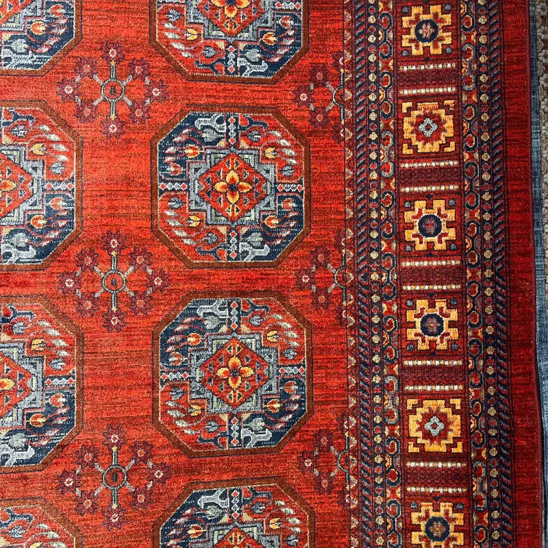 سجاد بلاتينيوم افغاني بخاري تركي OL433A احمر مقاس 100*300