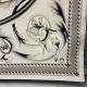 Turkish Rug Rajwa G0710K WHITE ANTHRACITE Size 150*220