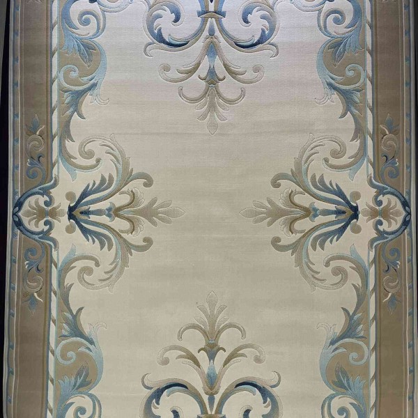 RAMADA Turkish Rug Korean 43631A CREAM brown - 400x500 cm Jumbo Carpet