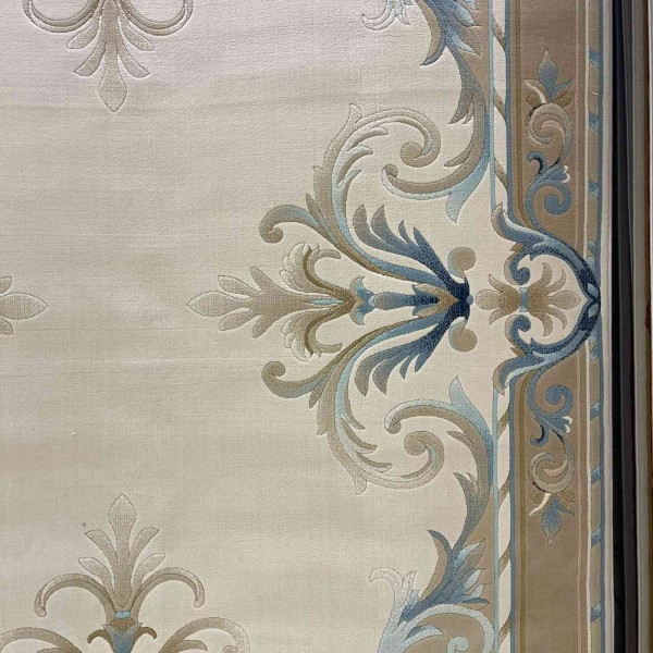 RAMADA Turkish Rug Korean 43631A CREAM brown - 400x500 cm Jumbo Carpet