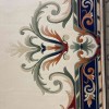 سجاد رمادا تركي نقش كوري 43631A كحلي احمر - مقاس 100*200 سم مشاية ممر