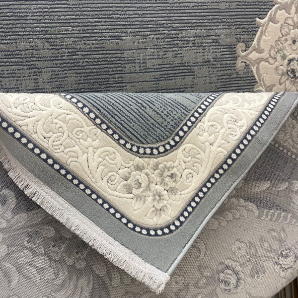 Turkish Lorian 41254A Rug blue Light beige Size 200*300
