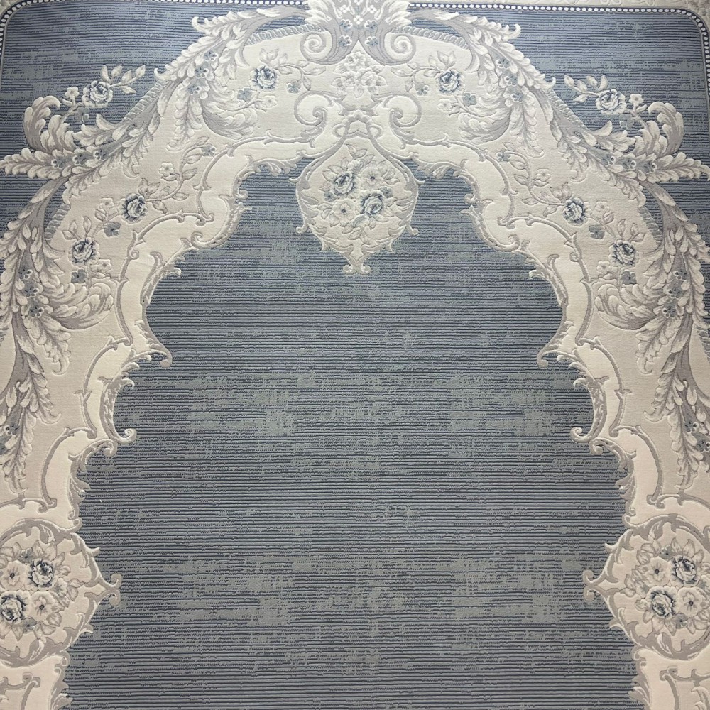 سجاد تركي لوريان 41254A سماوي بيج فاتح مقاس 400*500