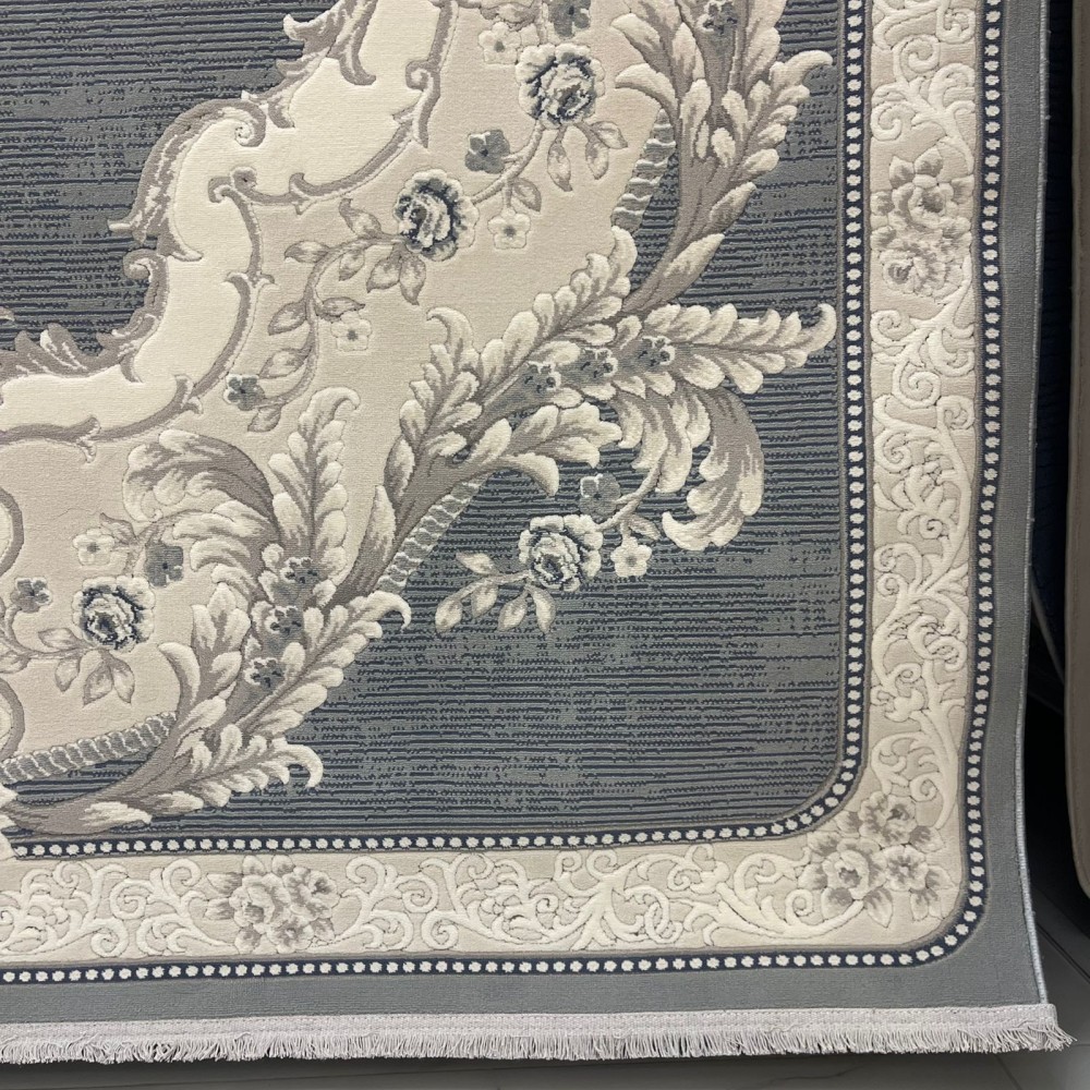 سجاد تركي لوريان 41254A سماوي بيج فاتح مقاس 400*500