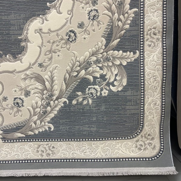 Turkish Lorian 41254A Rug blue Light beige Size 200*300