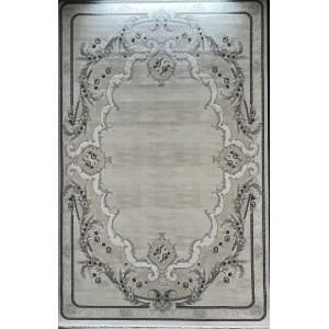 Turkish Lorian 41254A Rug Black cream Size 80*150