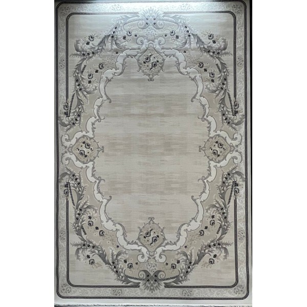 Turkish Lorian 41254A Rug Black cream Size 80*150
