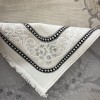 Turkish Lorian 41254A Rug Black cream Size 80*150