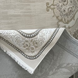 سجاد تركي لوريان 41254A بيج فاتح مقاس 400*500