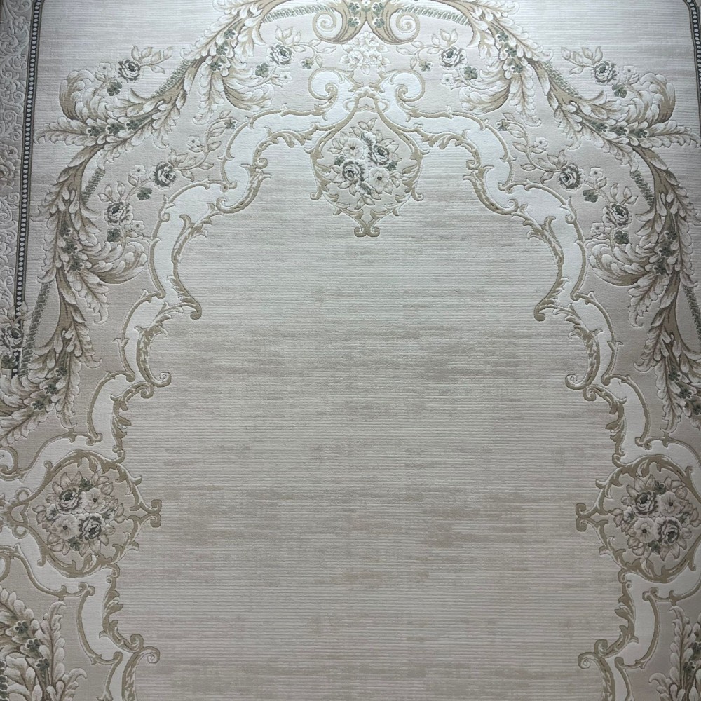 سجاد تركي لوريان 41254A بيج فاتح رصاصي مقاس 400*500