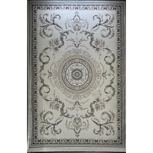 سجاد تركي روما 41580A اسود كريم مقاس 400*500