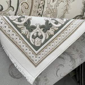 سجاد تركي روما 41580A كريم اخضر مقاس 400*500 سجاد تركي روما 41580A كريم اخضر مقاس 400*500