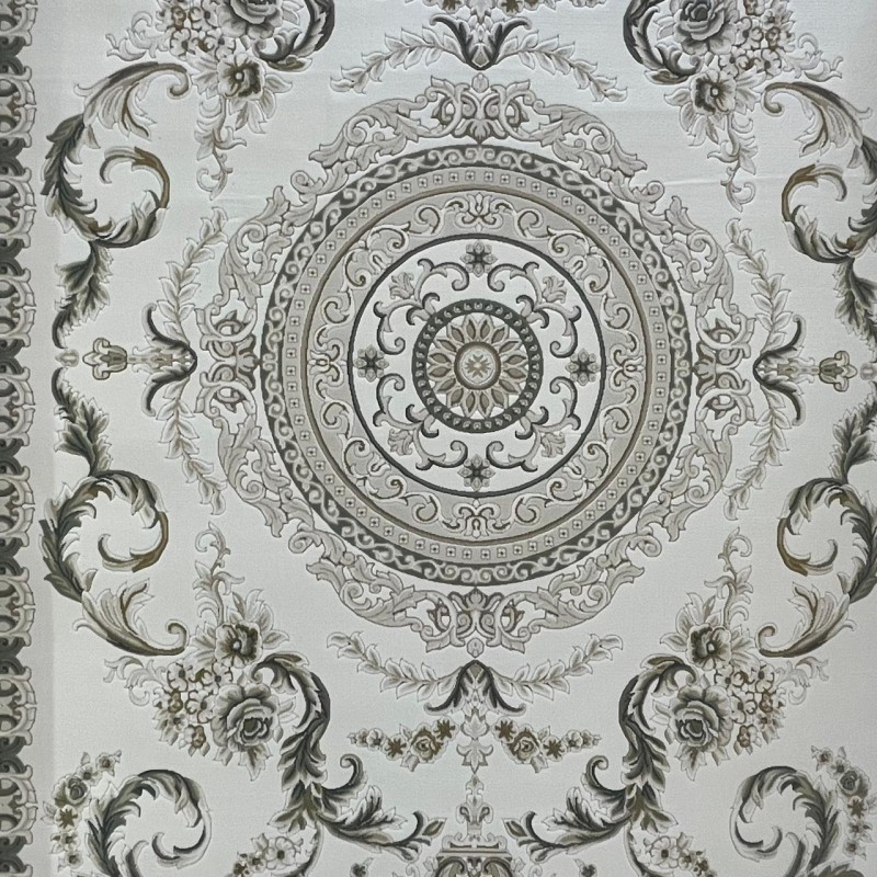 سجاد تركي روما 41580A كريم اخضر مقاس 400*500