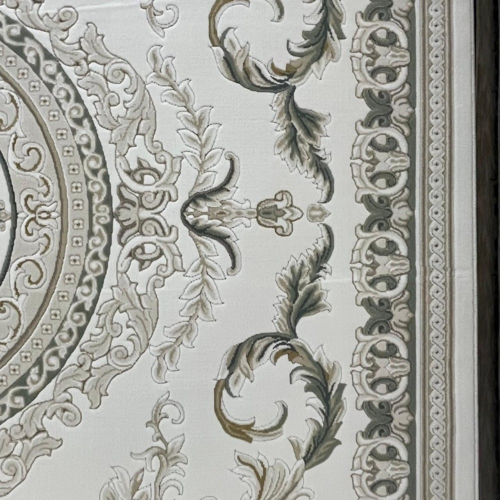 سجاد تركي روما 41580A كريم اخضر مقاس 150*220 سجاد تركي روما 41580A كريم اخضر مقاس 150*220