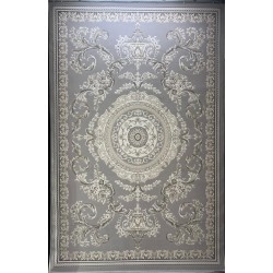 سجاد تركي روما 41580A بيج فاتح رصاصي مقاس 80*150