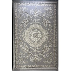 سجاد تركي روما 41580A بيج فاتح رصاصي مقاس 80*150