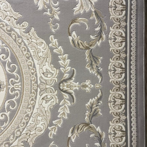 Turkish Lorian 41580A Rug Light beige gray Size 150*220