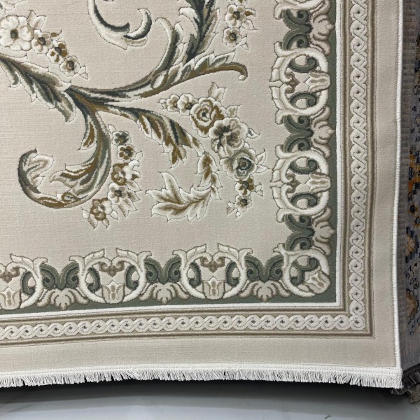 Turkish Lorian 41580A Rug Light beige Size 150*220