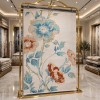 سجاد روز تركي 43638A كريم اكوا مقاس 200*300