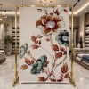 Turkish rose Carpet 43638A CREAM red Size 200*300