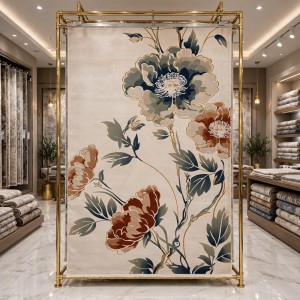 سجاد روز تركي 43638A كريم مولتي مقاس 150*220