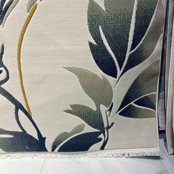 سجاد روز تركي 43638A كريم مولتي مقاس 150*220