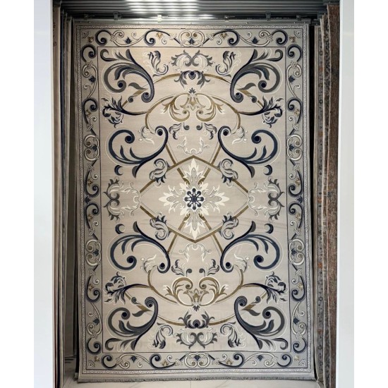 Turkish Royal Oriental Carpet G0001 Cream Size 200*200 Turkish Royal Oriental Carpet G0001 Cream Size 200*200