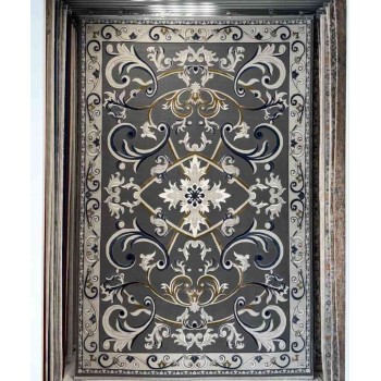 سجاد شرقي رويال تركي G0001 رصاصي مقاس 80*150