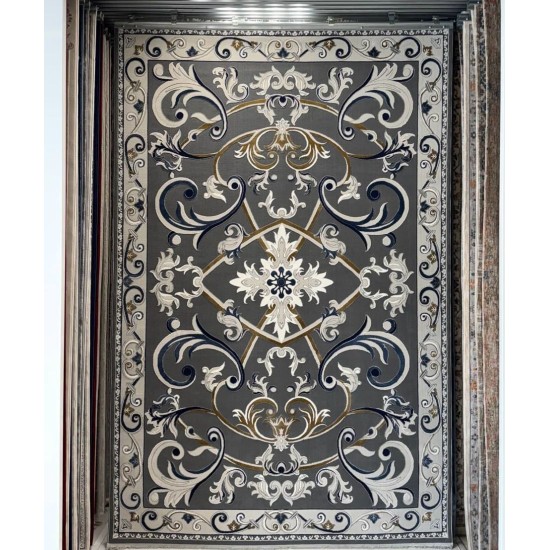 Turkish Royal Oriental Rug G0001 Grey Size 200*200 Turkish Royal Oriental Rug G0001 Grey Size 200*200