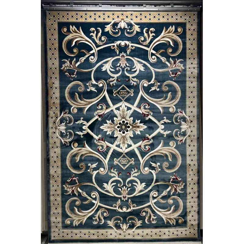 Turkish Ambassador carpet French engraving Blue size 400*600