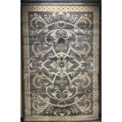 سجاد تركي سفير نقش فرنسي رصاصي مقاس 150*220