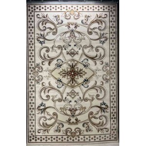 Turkish Ambassador carpet French engraving cream size 250*350