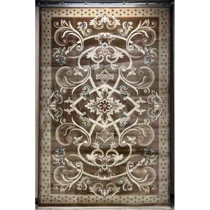 سجاد تركي سفير نقش فرنسي بني مقاس 200*300