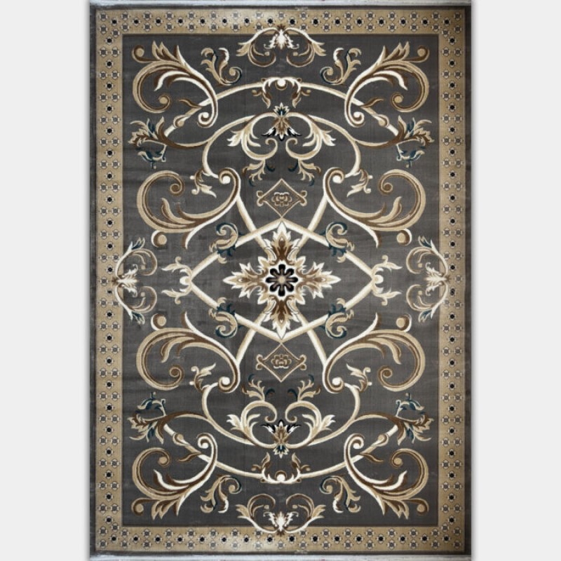 Turkish Ambassador carpet French engraving gray size 100*200