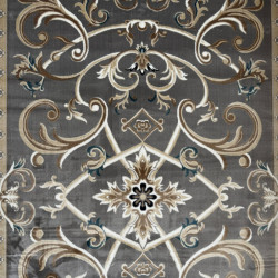 سجاد تركي سفير نقش فرنسي رصاصي مقاس 150*220