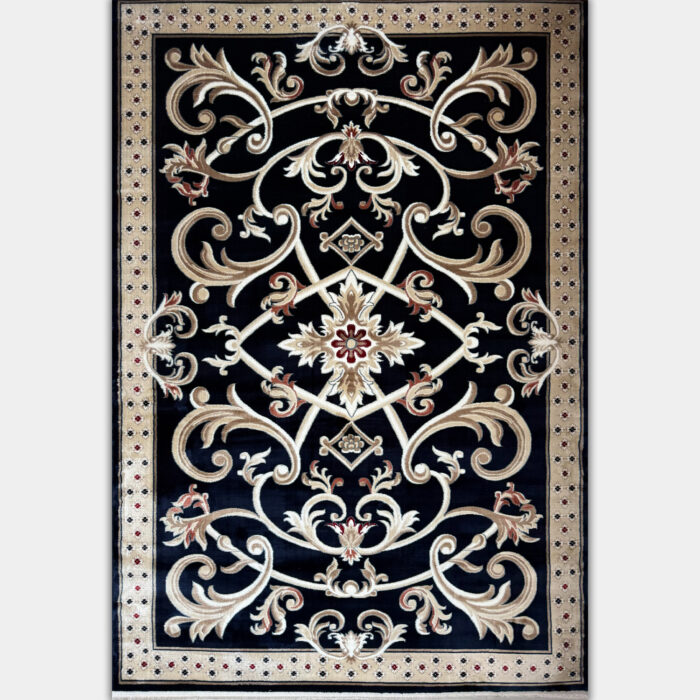 سجاد تركي سفير نقش فرنسي كحلي مقاس 200*300