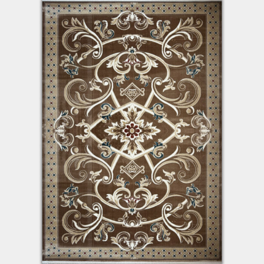 سجاد تركي سفير نقش فرنسي بني مقاس 400*600