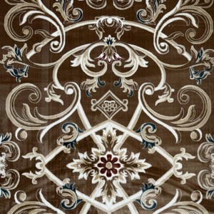 Turkish Ambassador carpet French engraving brown size 400*600